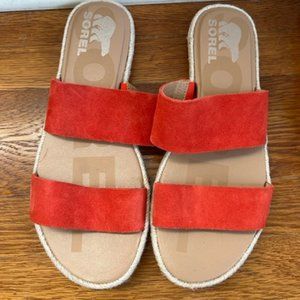 Sorel US Size 8.5 Coral Sandals